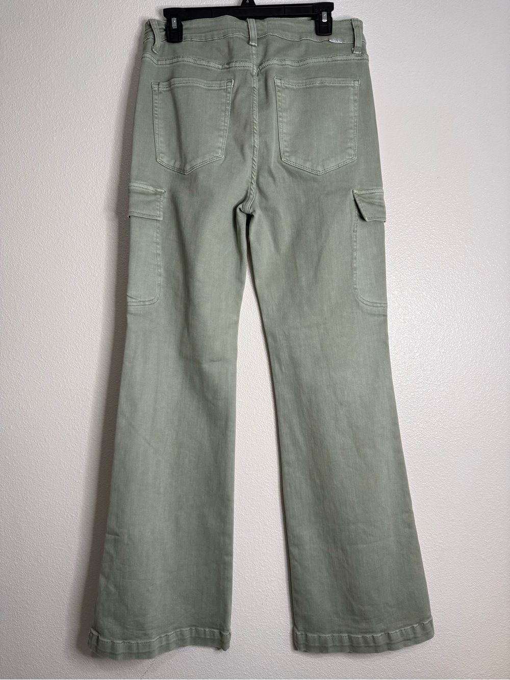 Risen High Rise Straight Leg Cargo Jeans in Olive Sz 13/31 (Box I) - Picture 6 of 8